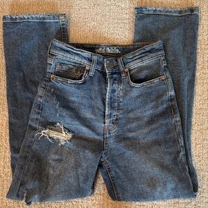 Wild Fable High Rise Straight Blue Jeans, size 00